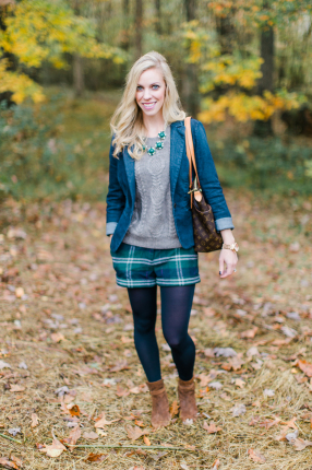 { Cozy Cable & Plaid Shorts } - Meagan's Moda