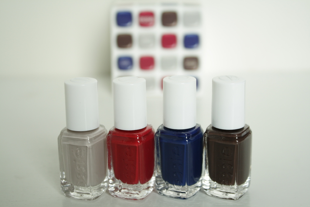 Essie Fall 2014 dressed to kilt color cube, style cartel, partner in crime, take it outside