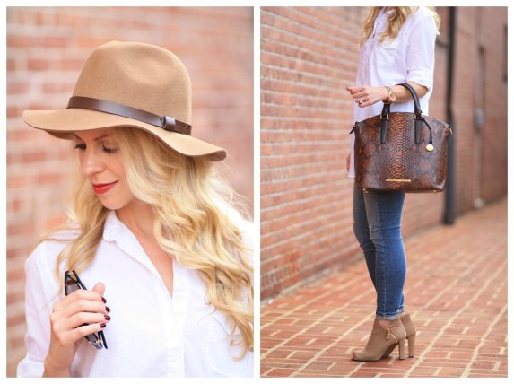 { Laid Back Style: White button down tunic, Distressed ankle jeans ...