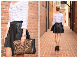 Kohls leather outlet skirt