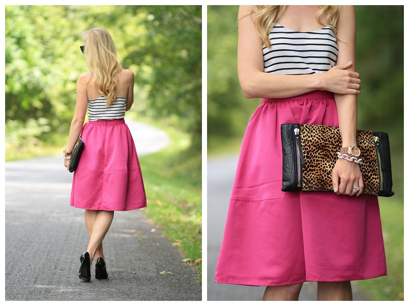 Express hot cheap pink skirt