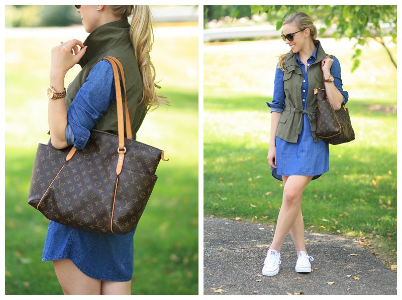 Outfit with Louis Vuitton Alma Bag - Lollipuff