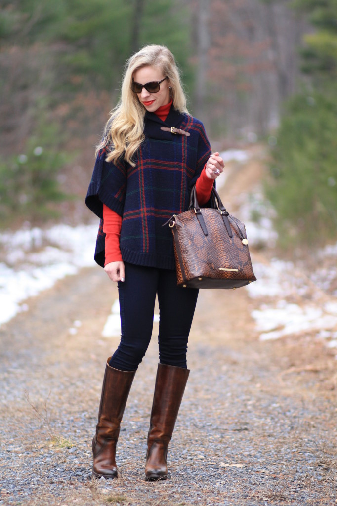 { Investment Pieces: Plaid poncho, Slim-fit turtleneck & Vintage style ...