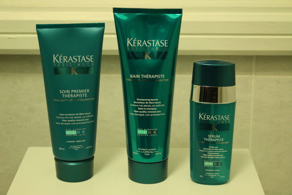 L'Oreal Academia Roma, Kerastase Therapiste hair care review, fashion blogger, how to use three step system for Kerastase Therapiste