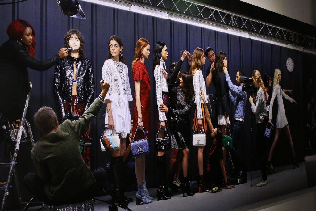 Louis Vuitton Series 2 Event: Navy dress, Beige bag & Stiletto sandals -  Meagan's Moda