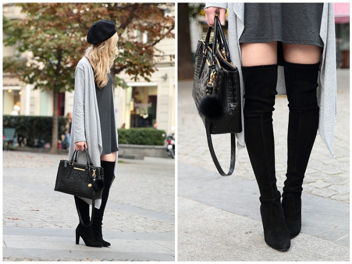 { Shein Giveaway: Trapeze Dress, Long Cardigan & Otk Boots } - Meagan's 