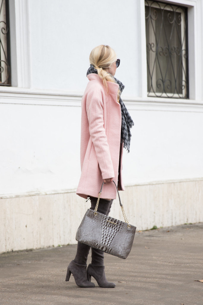 The Best Pink Winter Coat Charlotte Elizabeth Bag - Style Charade