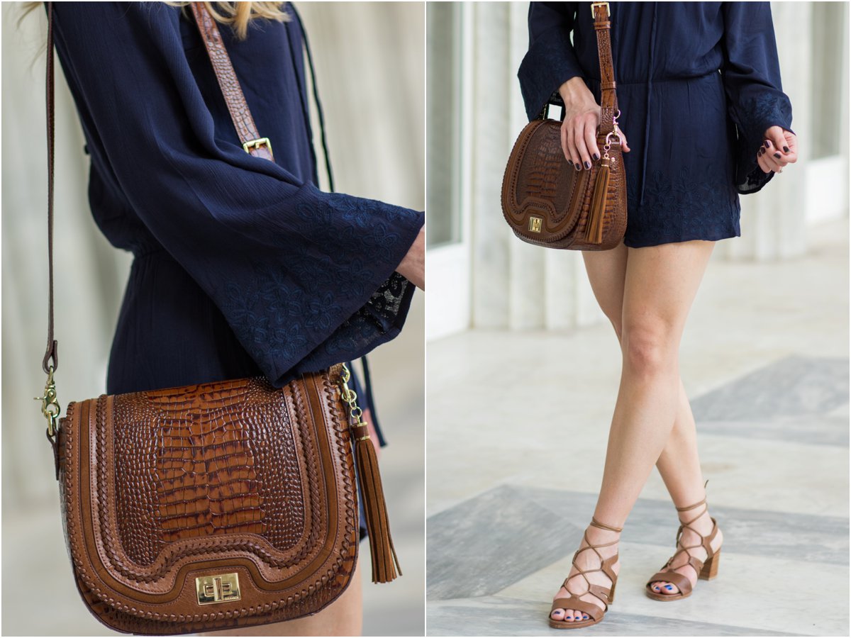 brahmin saddle bag