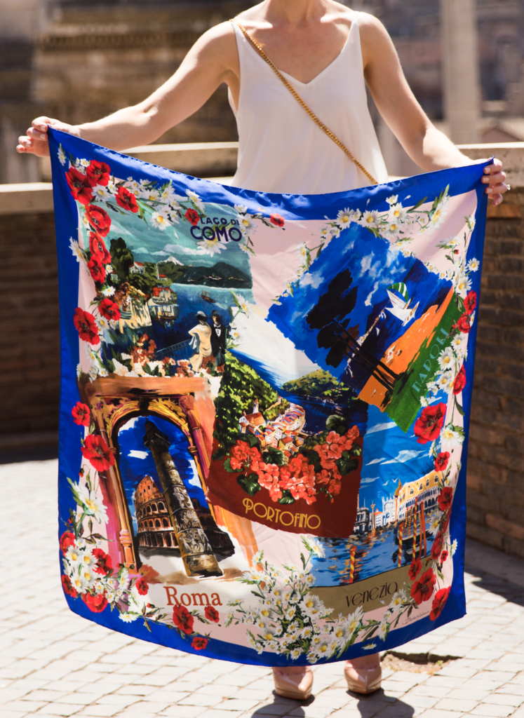 Dolce and store gabbana silk scarf