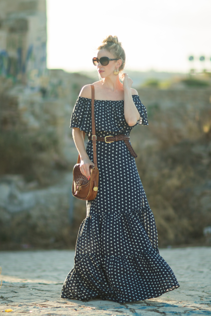 peasant style maxi dresses