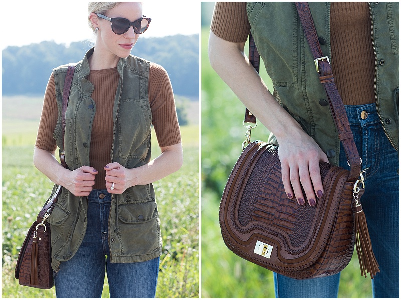 Brahmin saddle online bag