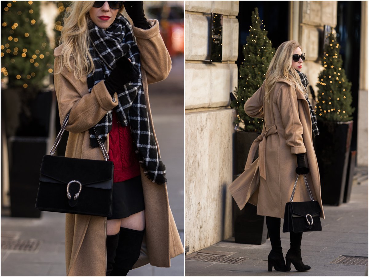 Louis Vuitton Saint Germain bag dune leather, Max Mara camel wrap coat,  wrap coat with culottes outfit, Milan Fashion Week street style AW16 -  Meagan's Moda