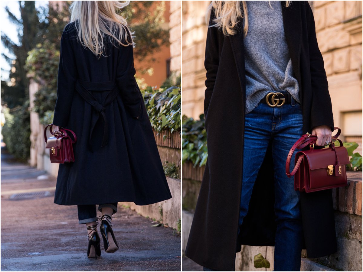 black-wool-maxi-coat-fur-collar-distressed-boyfriend-jeans-gucci-marmont- pumps-belted-shirt-nyfw-street-style-6 - MEMORANDUM