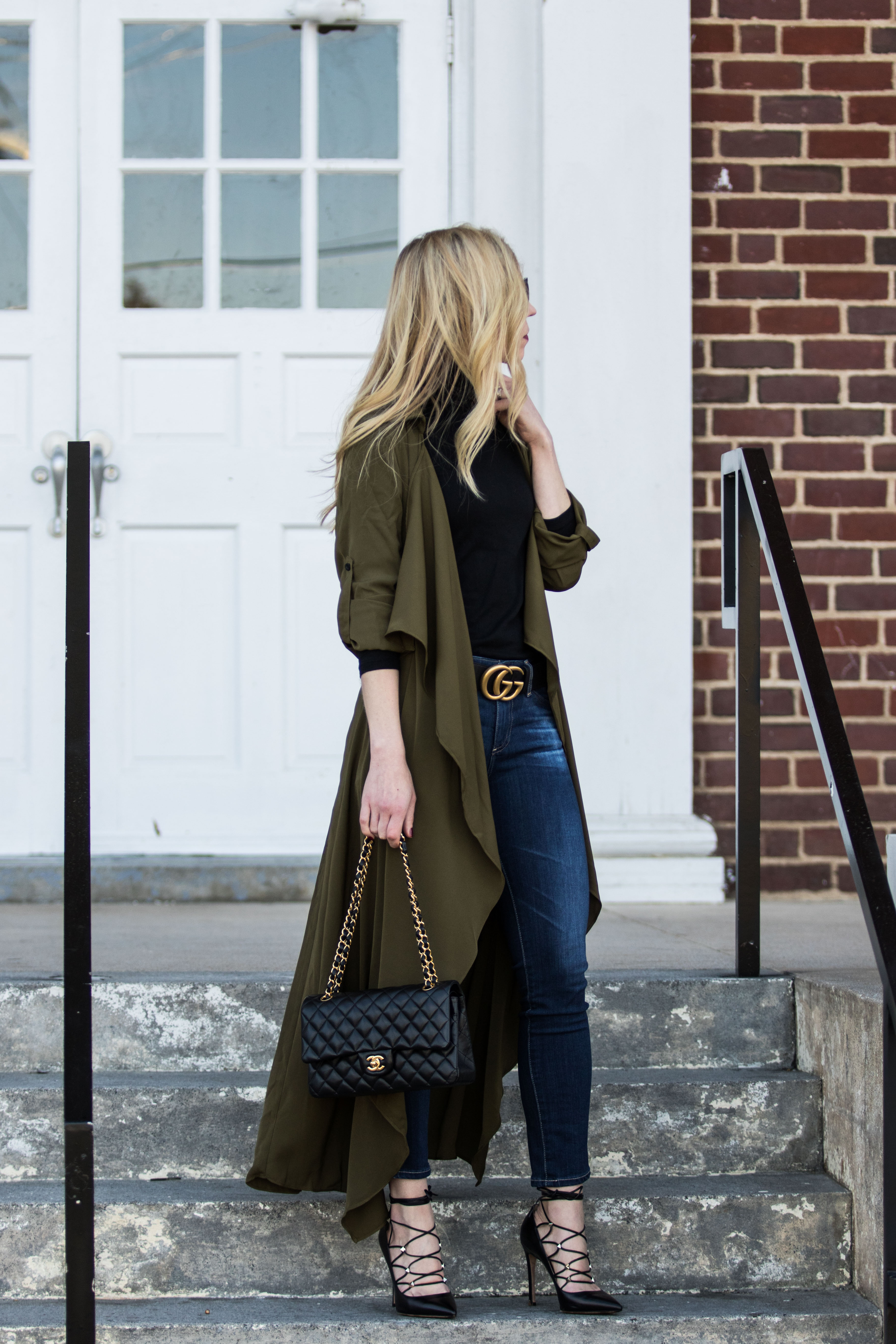 Styling a Utility Duster Jacket - Meagan's Moda