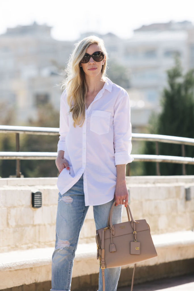 Three Easy Ways to Dress Up a White Button Down - Meagan's Moda