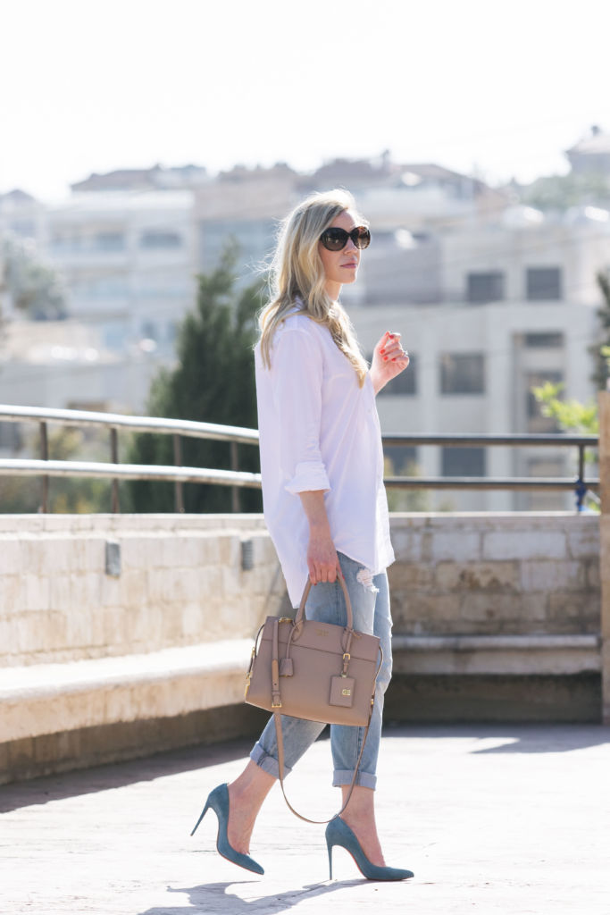 Three Easy Ways to Dress Up a White Button Down - Meagan's Moda