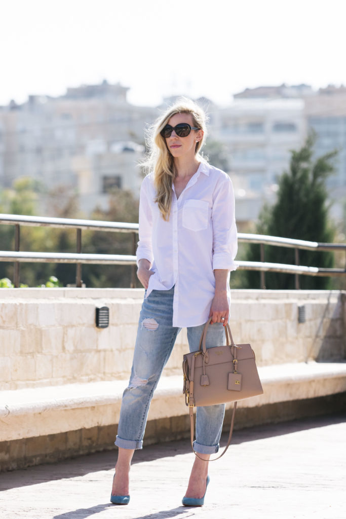 Three Easy Ways to Dress Up a White Button Down - Meagan's Moda