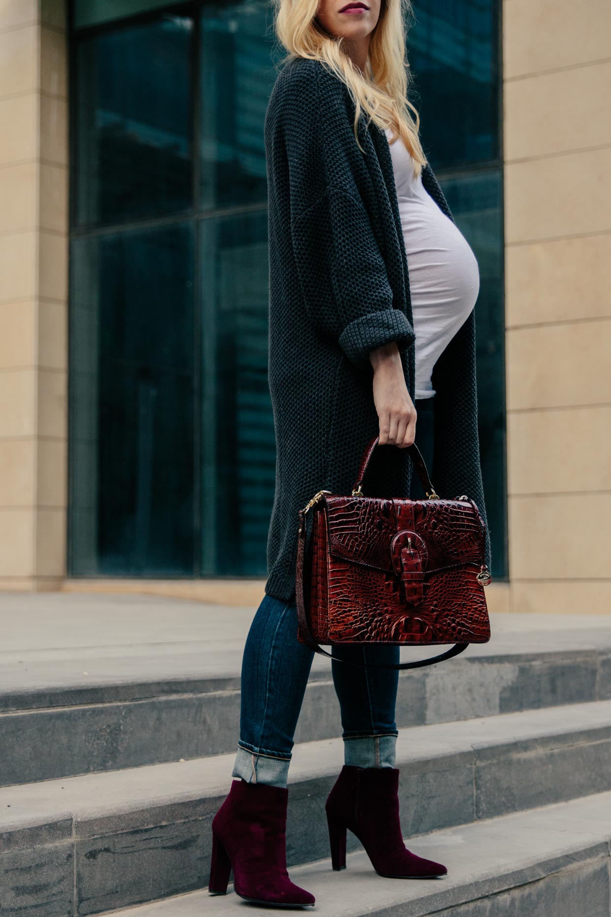 The Easiest Maternity Outfit for Fall - Meagan's Moda