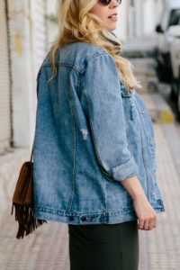 gap oversized jean jacket