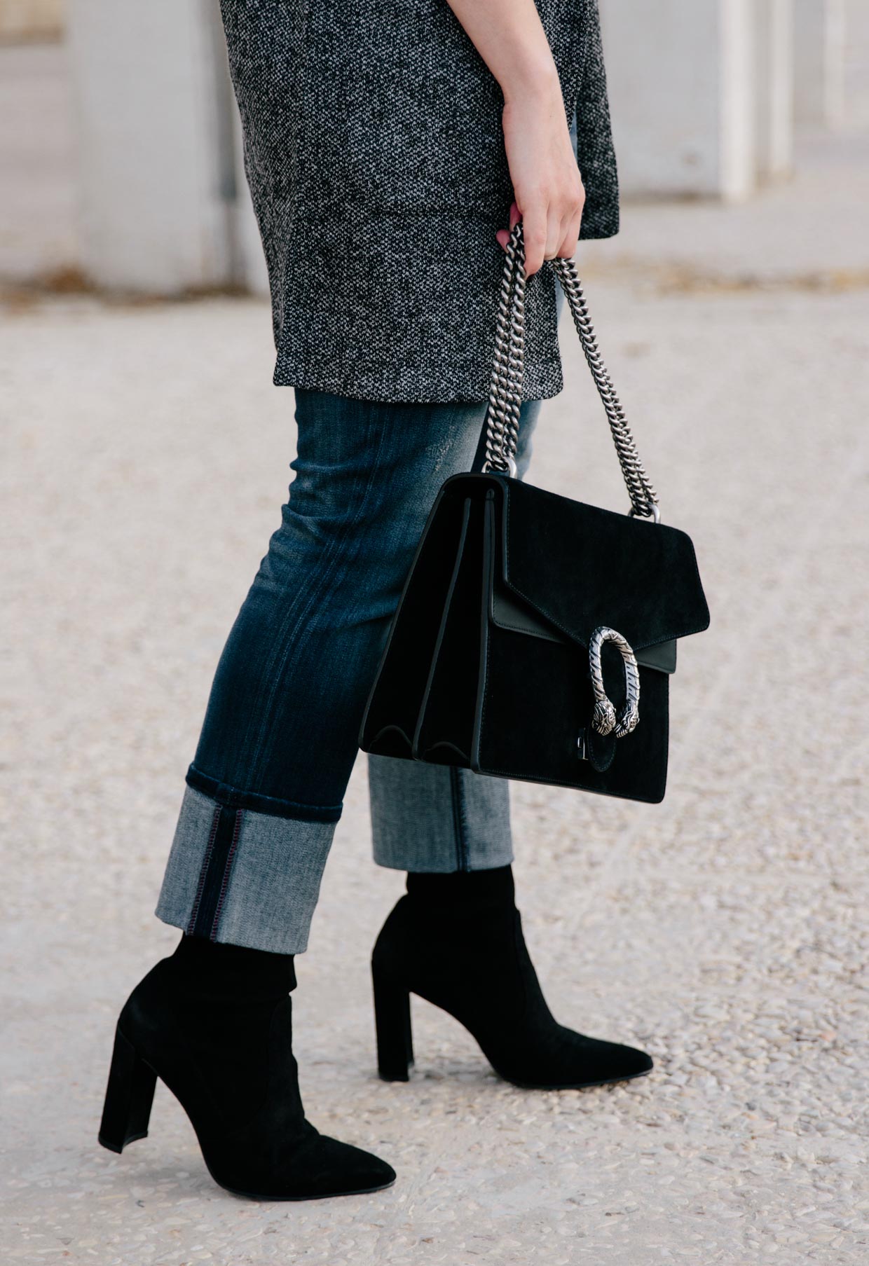 The Best Shoes To Wear With Jeans? Get Inspired by These 4 Sock Boot  Outfits - MY CHIC OBSESSION