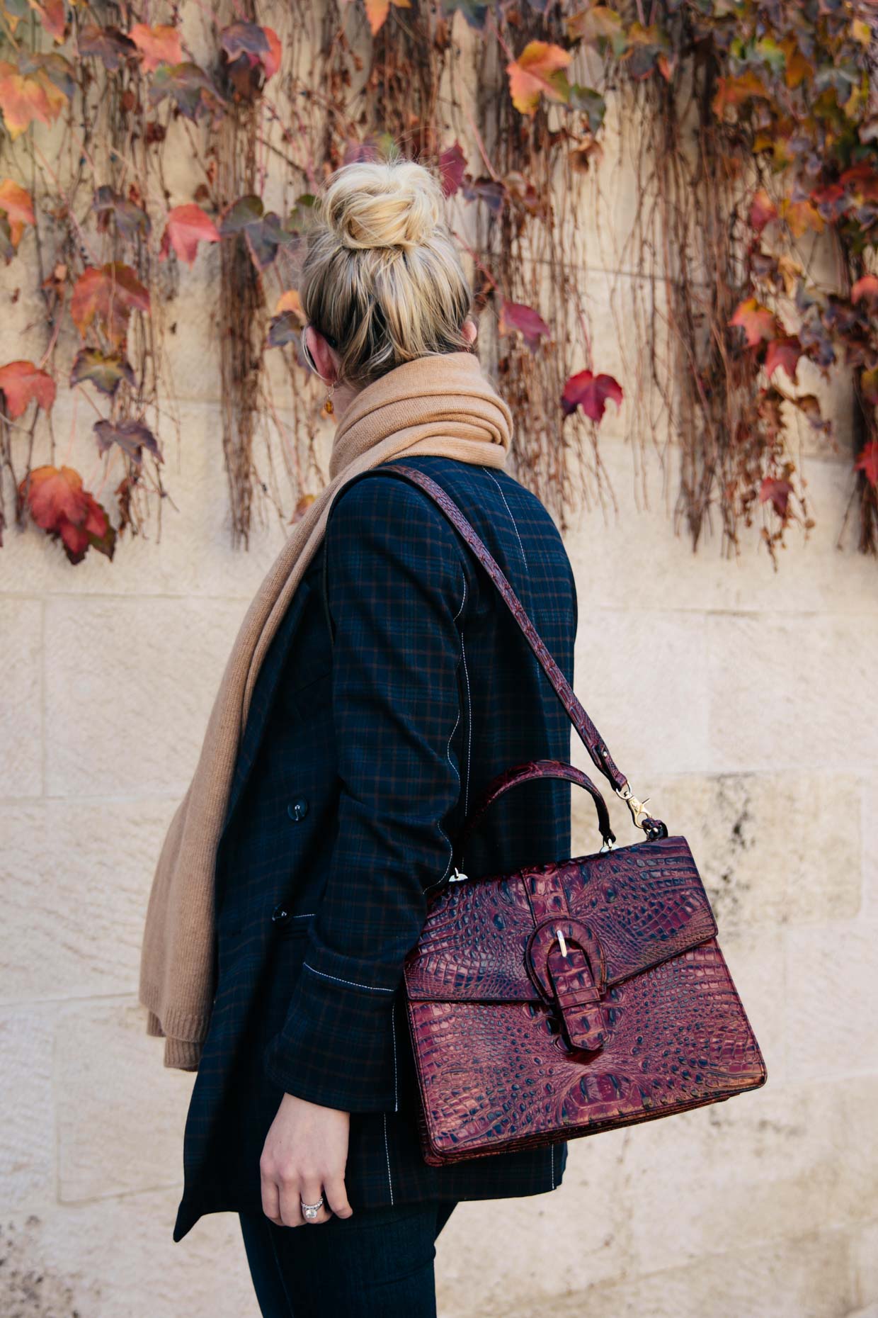 Brahmin Gabriella satchel Pecan Melbourne - Meagan's Moda