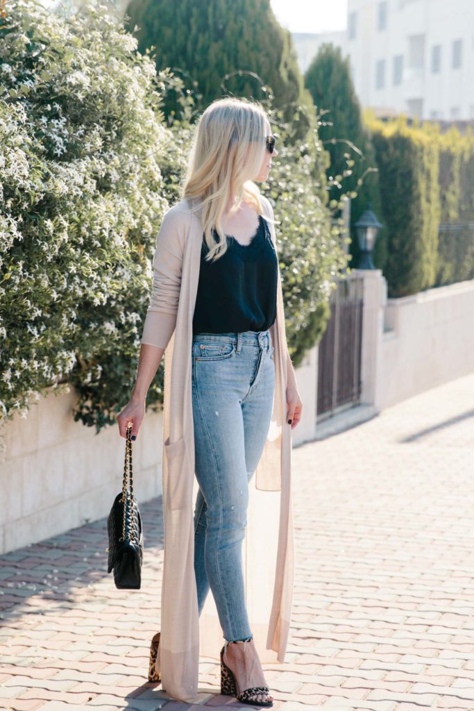 The Most Flattering Way to Wear a Duster Cardigan - Meagan's Moda