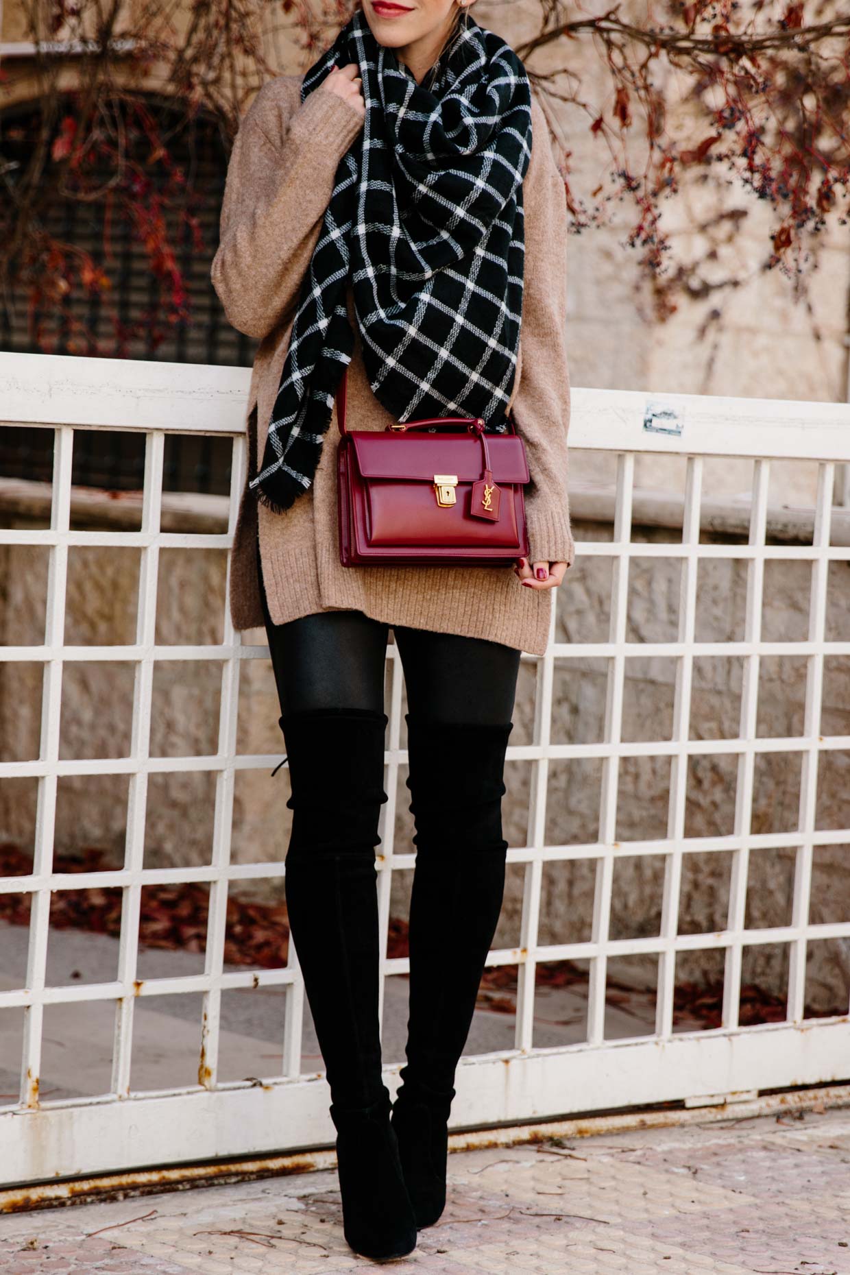Leather Jacket & Louis Vuitton Scarf - Meagan's Moda  Louis vuitton scarf,  Casual winter outfits, Outfits