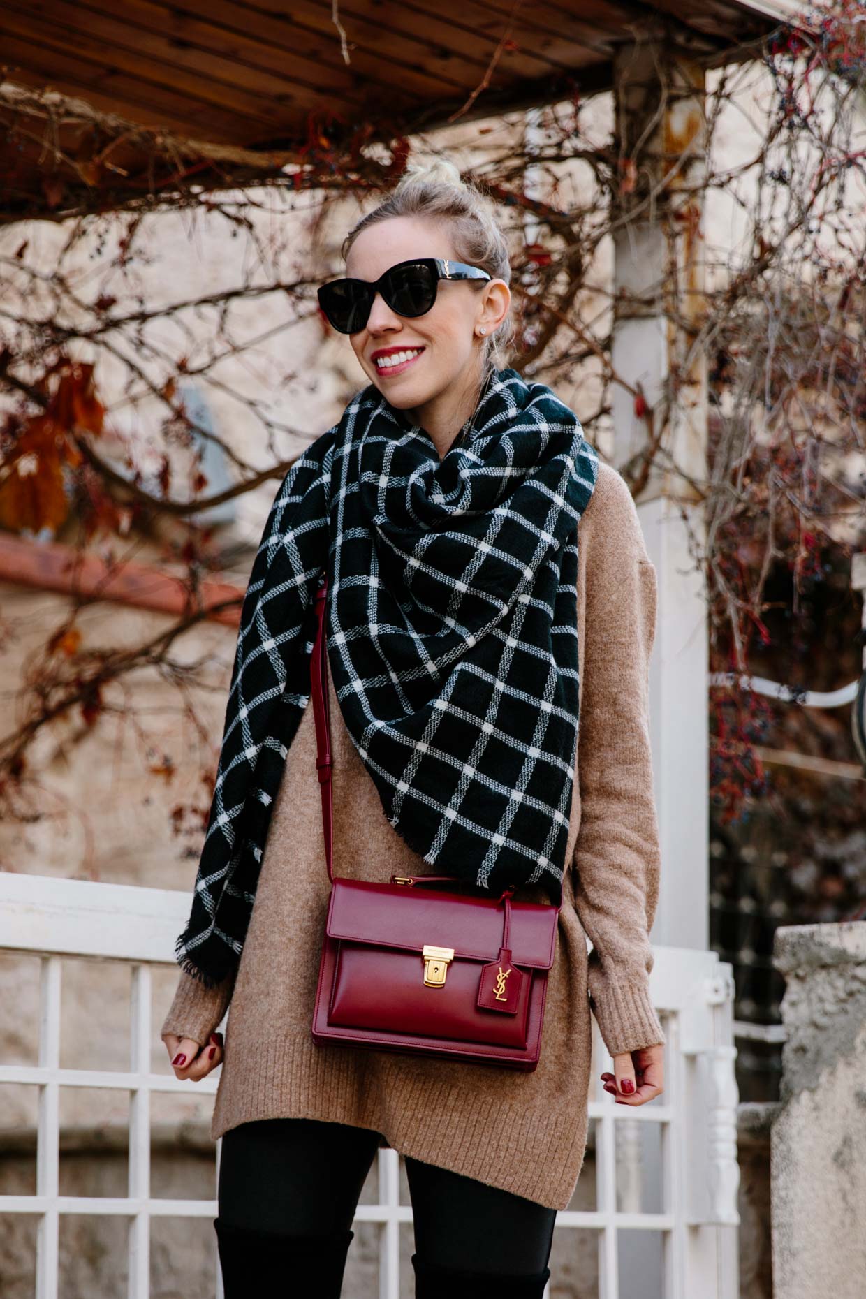 Leather Jacket & Louis Vuitton Scarf - Meagan's Moda  Louis vuitton scarf,  Casual winter outfits, Outfits