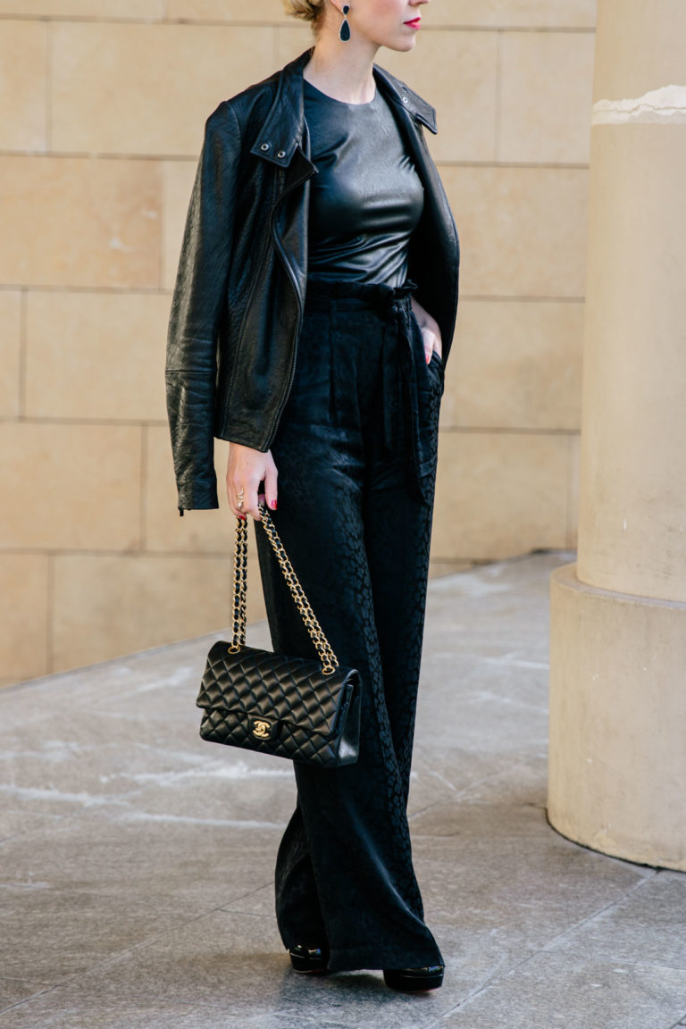 How to Wear All Black for the Holiday Season - Meagan's Moda