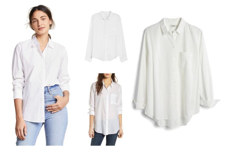 Four Ways to Wear a White Button Down This Spring - Meagan's Moda