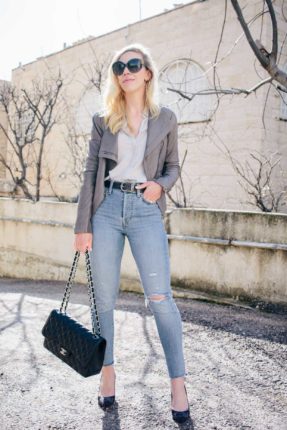 How to Wear a Leather Jacket for Spring & New Styles I'm Loving Now ...