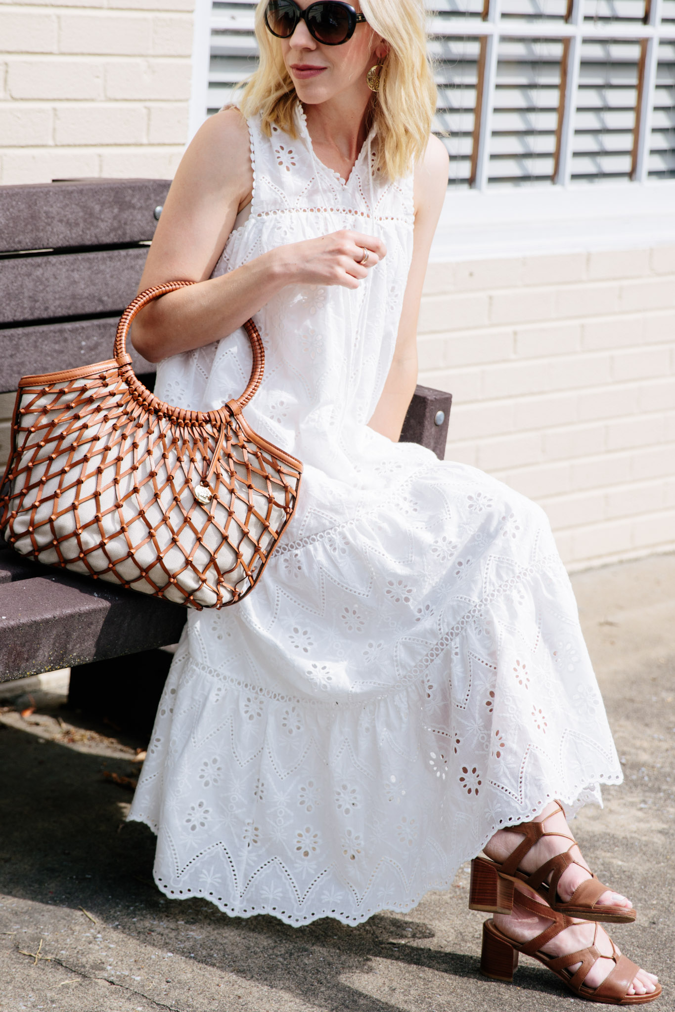 The Ultimate Eyelet Dress for Hot Summer Days - Meagan's Moda