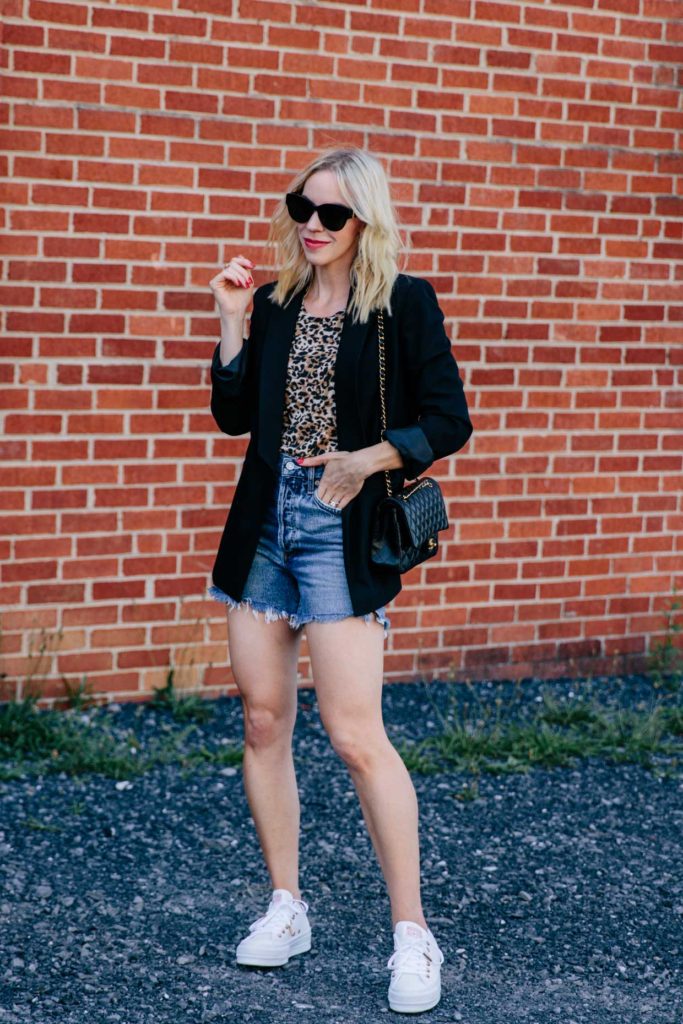 9 Ways to Wear a Blazer with Shorts - Meagan's Moda