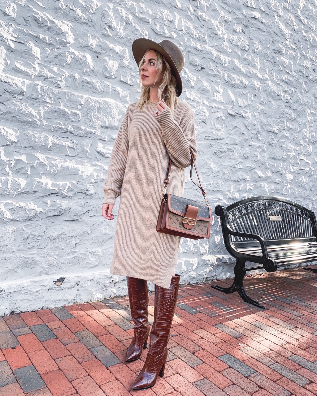 How to Wear Croc-Embossed Leather Boots 