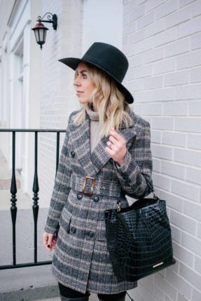 Tailored Plaid Jacket Under $100 - Meagan's Moda