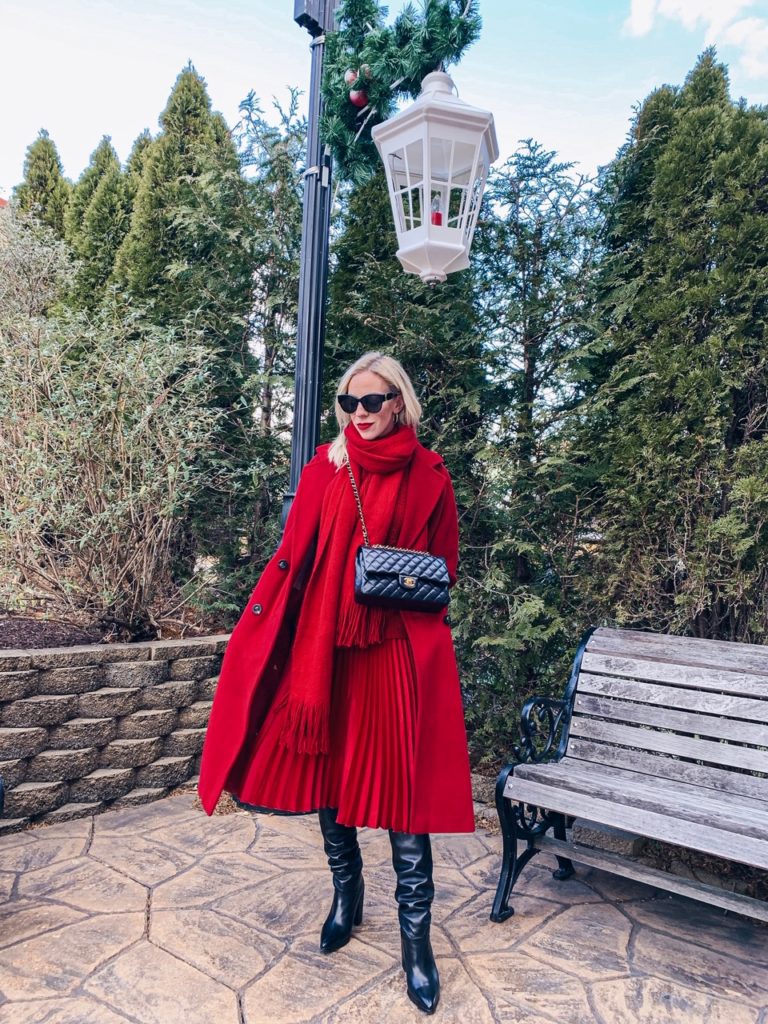 Red Coat Outfit Inspiration - Meagan's Moda