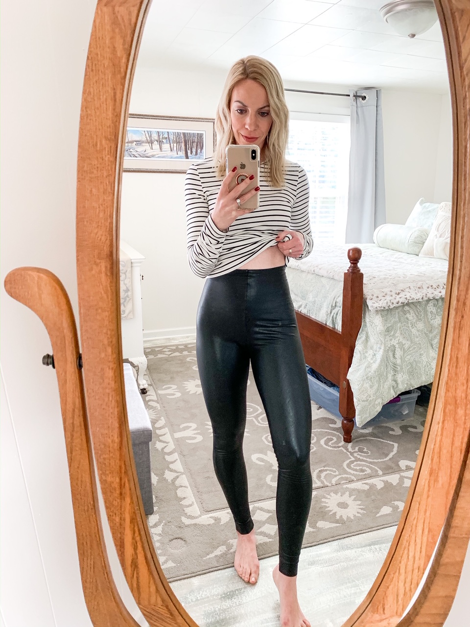 The Best Leather Leggings and Faux Leather Leggings