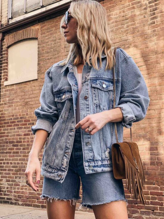 Denim on Denim Transitional Look - Meagan's Moda