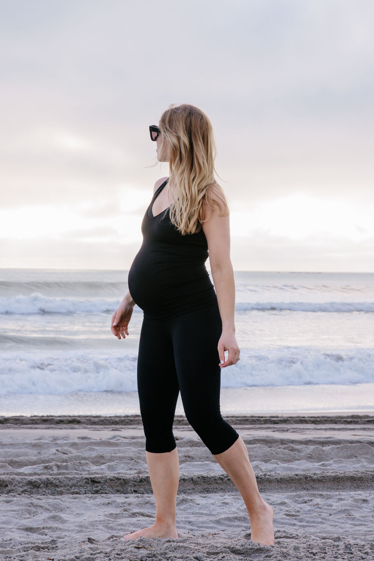 Comfy Maternity Cropped Leggings